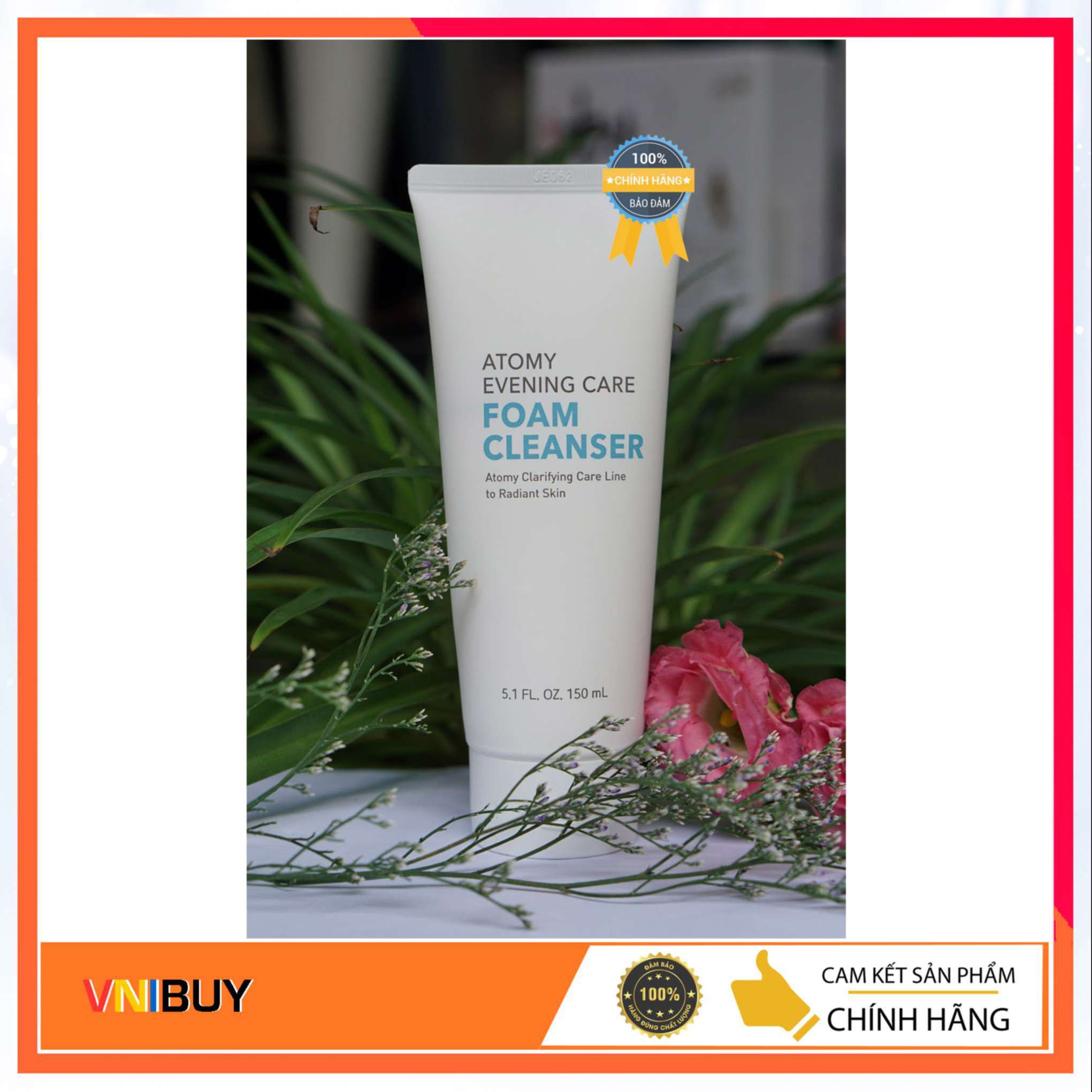 Sữa rửa mặt Foam Cleanser Atomy Evening Care Hàn Quốc 150ml