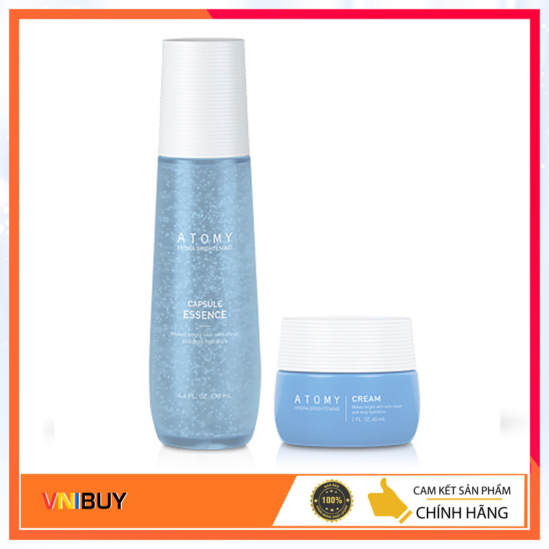 Bộ 2 dưỡng ẩm làm trắng sáng da Atomy Hydra Brightening Care Set