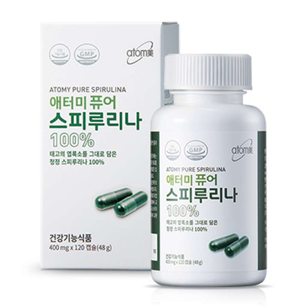 Tảo xoắn Atomy Pure Spirulina hộp 120 viên